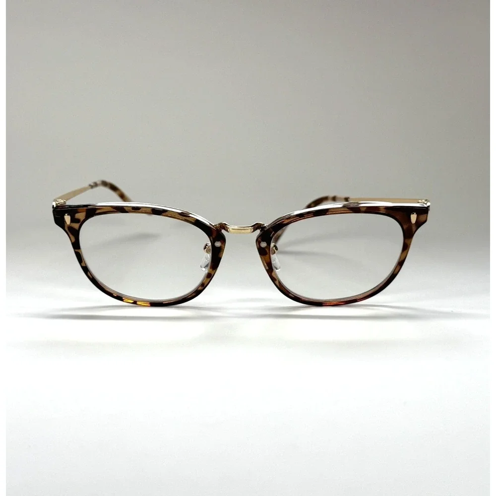 GlassesShop 811125‎ Eyeglasses Frame Only 50-22-145 Cat Eye Tortoise Shell Gold